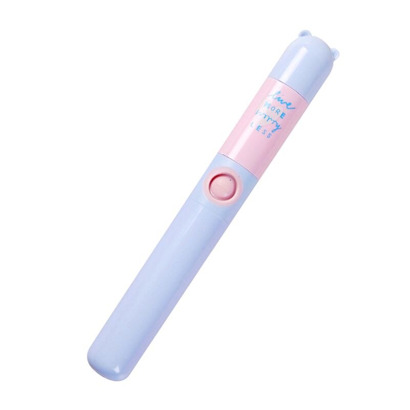 Children Kids Cartoon Electric Toothbrush Waterproof AA Battery Operated D0JE: Blue