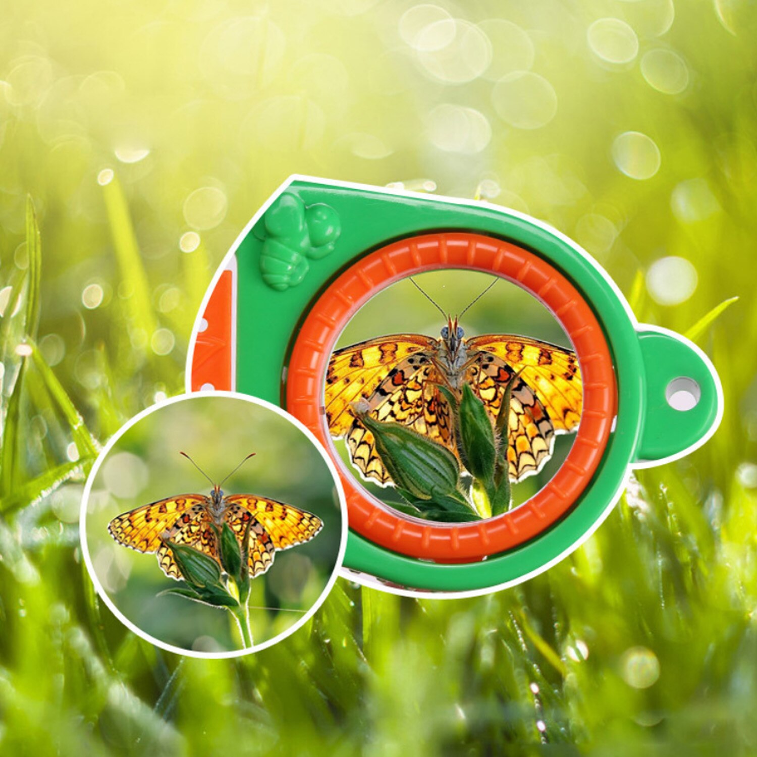 Besegad Kids Achtertuin Exploratie Bug Catchers Speelgoed Kit Bevat Vlinder Netto Pincet Insect Carrier met Vergroting Windows