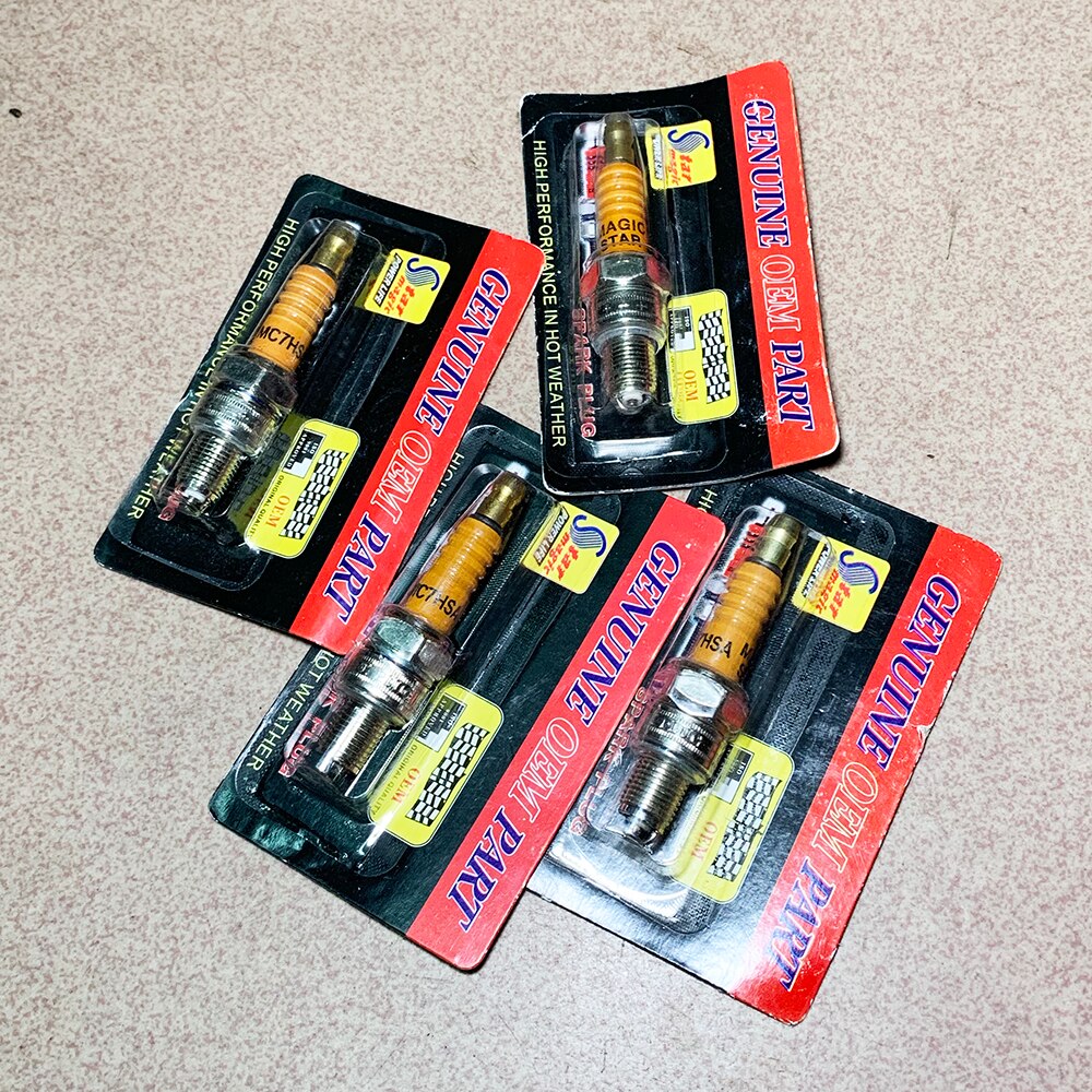 Spark plug MAGIC STAR MC7HSA for 4 stroke 139qmb, 139fmb, ATV (50-150ss), GY6 engines, 50cc, 110cc, 125cc, 150cc