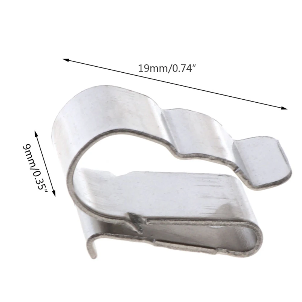 10/30/100 st trådklämmor kabeltrailer solcellspanel trådklämmor klämma organisatör rostfritt stål hanteringssele rep