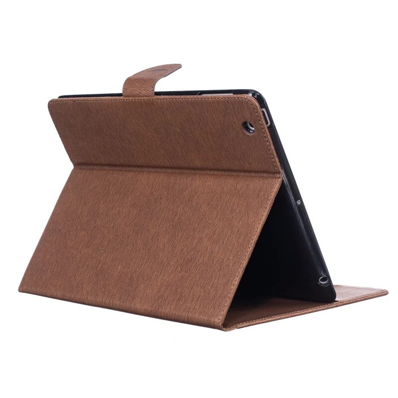 PU Leather Flip Case for Apple iPad 2/3/4 - Shockproof Wallet Stand Cover with Card Slots