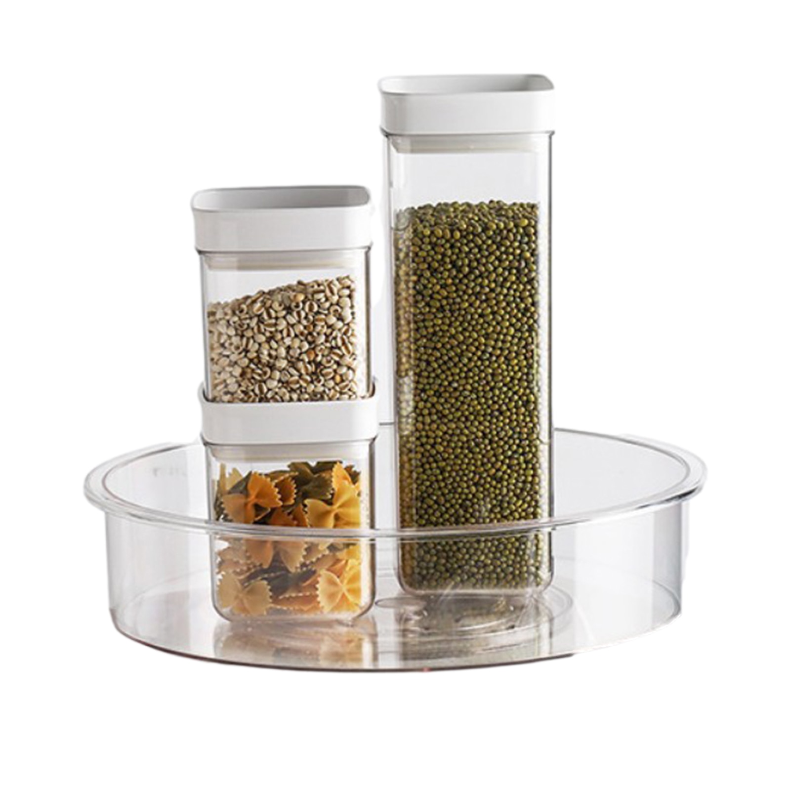 4 Plateaux Tournants 3 Pouces (75 Mm) - Rotation 360° - Charge 10 Kg - Pour Plantes, TV, Objets Décoratifs - Noir