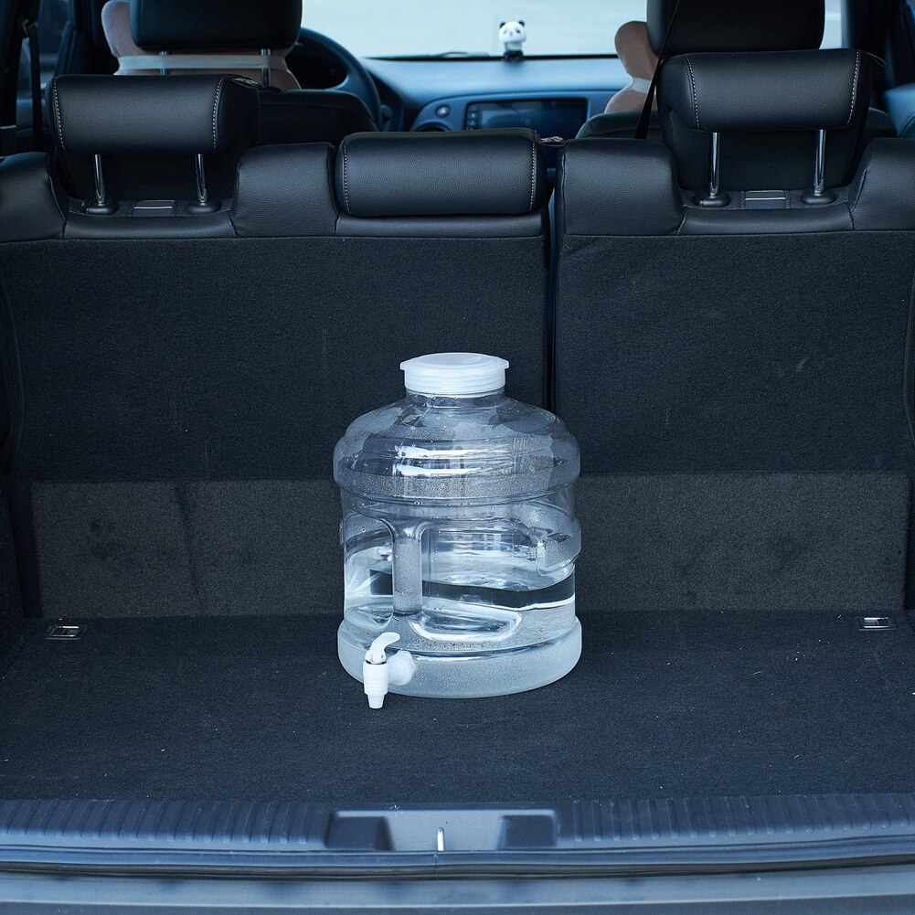 10L Car Water Tank Portable Camping Water Bucket Container Storage With Faucet Large-Caliber Water Injection Port
