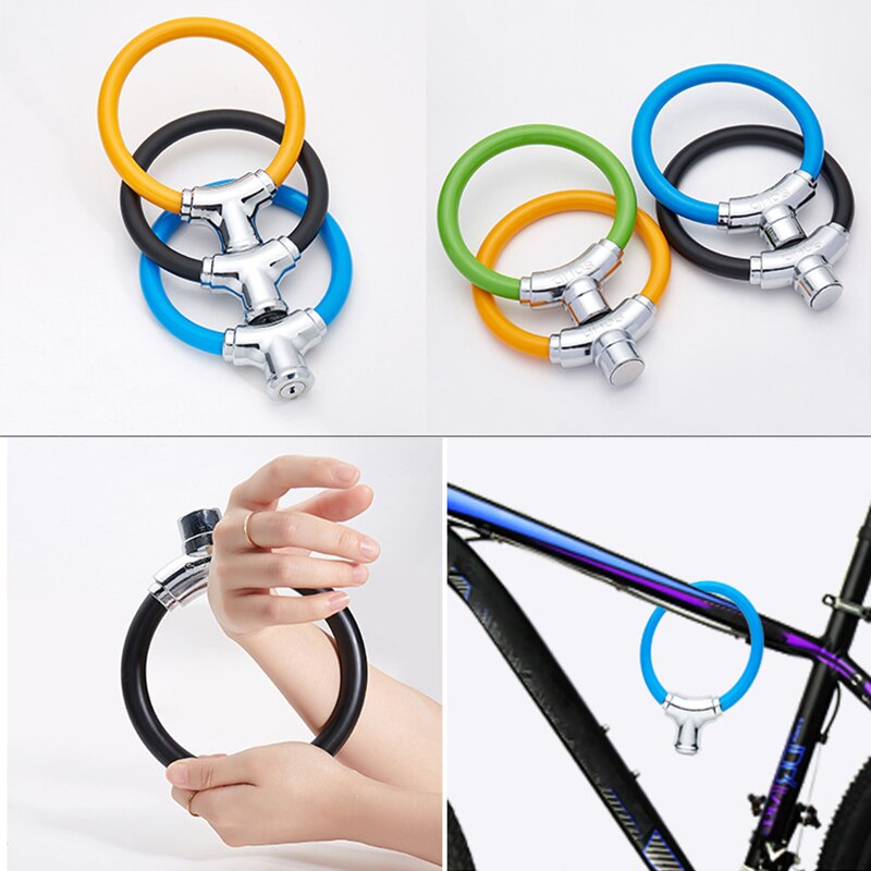Candado antirrobo para bicicleta, anillo de bloqueo para barra de montaña, equipo de equitación X85,