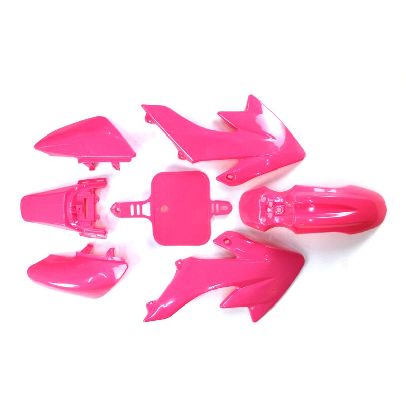 Pink fairing plast fender body kits til crf 50 xr50 thumpstar ssr pit snavs cykel 50cc 70cc 90cc 110cc 125cc 140cc 150cc 160cc