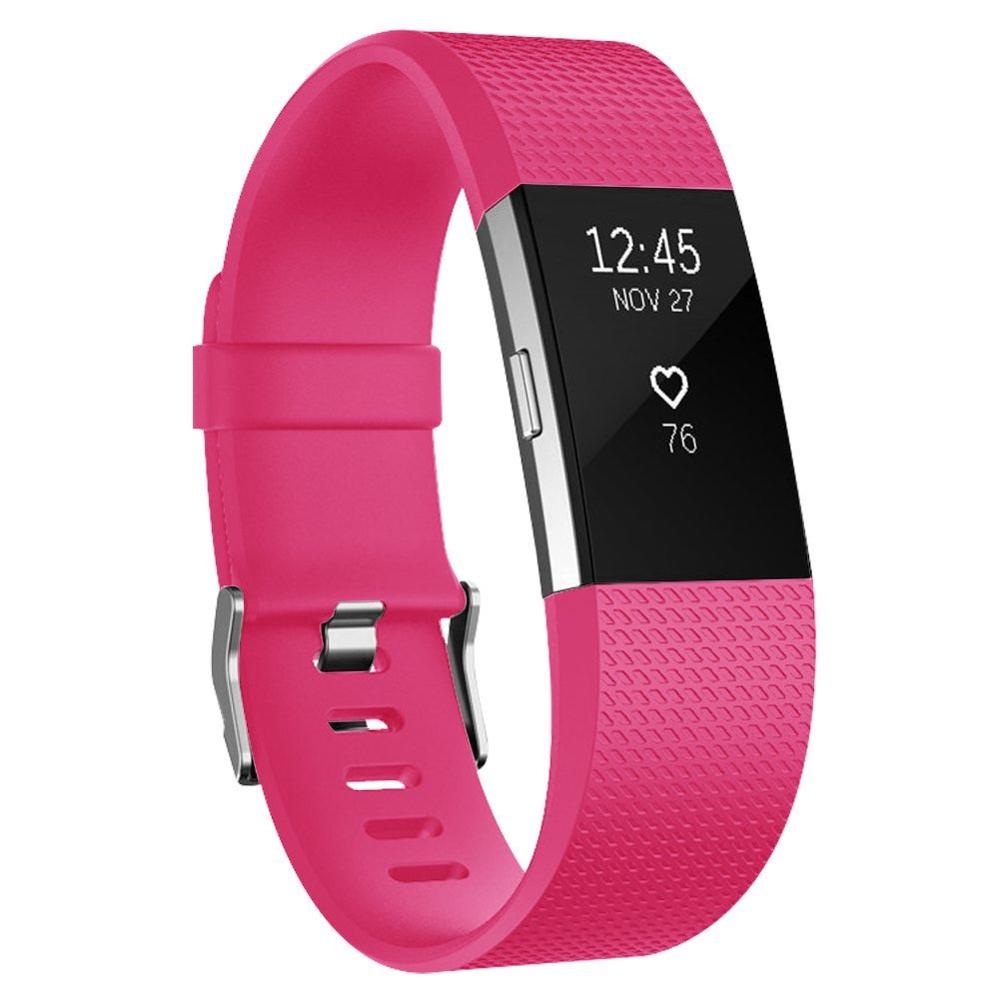 Accesorios DUSZAKE banda para Fitbit Charge 2 Correa de repuesto para pulsera banda para Fitbit Charge 2 para Fitbit Charge 2: Rosa / 170-206mm