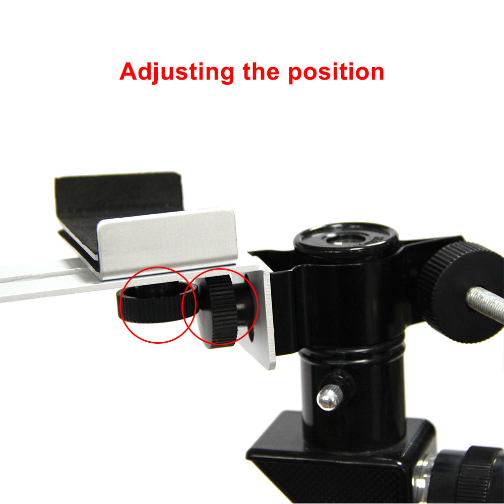 Metalen Astronomische Telescoop Aansluiten Mobiele Telefoon Houder