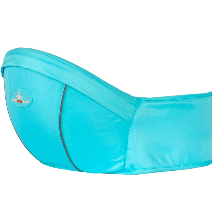 Transport barn baby balder bærbar skammel ergonomisk front baby hoftesæde direkte transportg justerbar sikkerhed: Blå