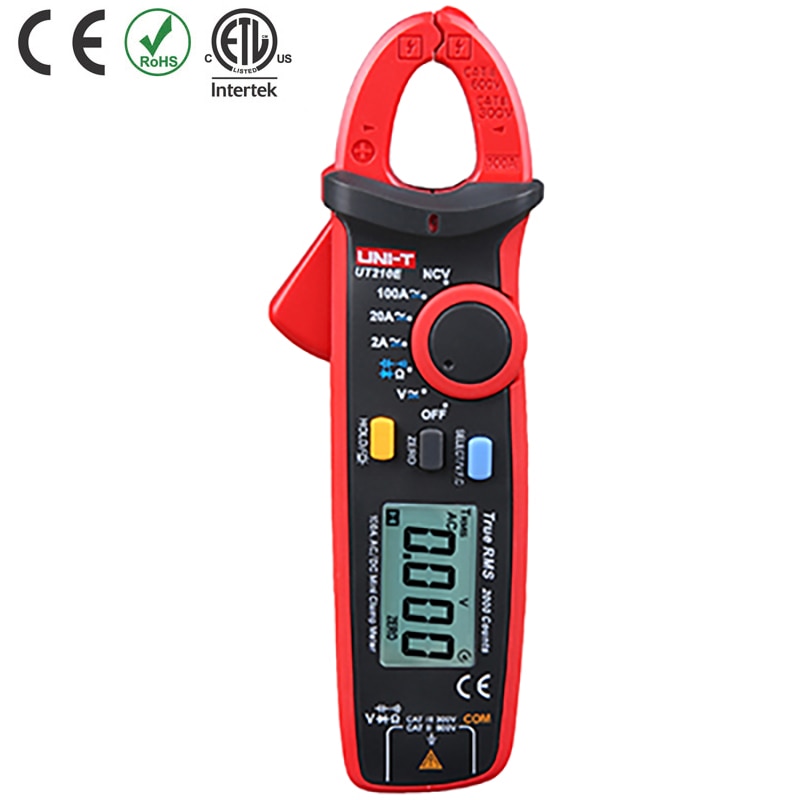 UNI-T UT210E UT-210E True Rms Ac/Dc Stroom Mini Clamp Meter W/Capaciteit Tester Digitale Aarde Ground Multimeter megohmmeter