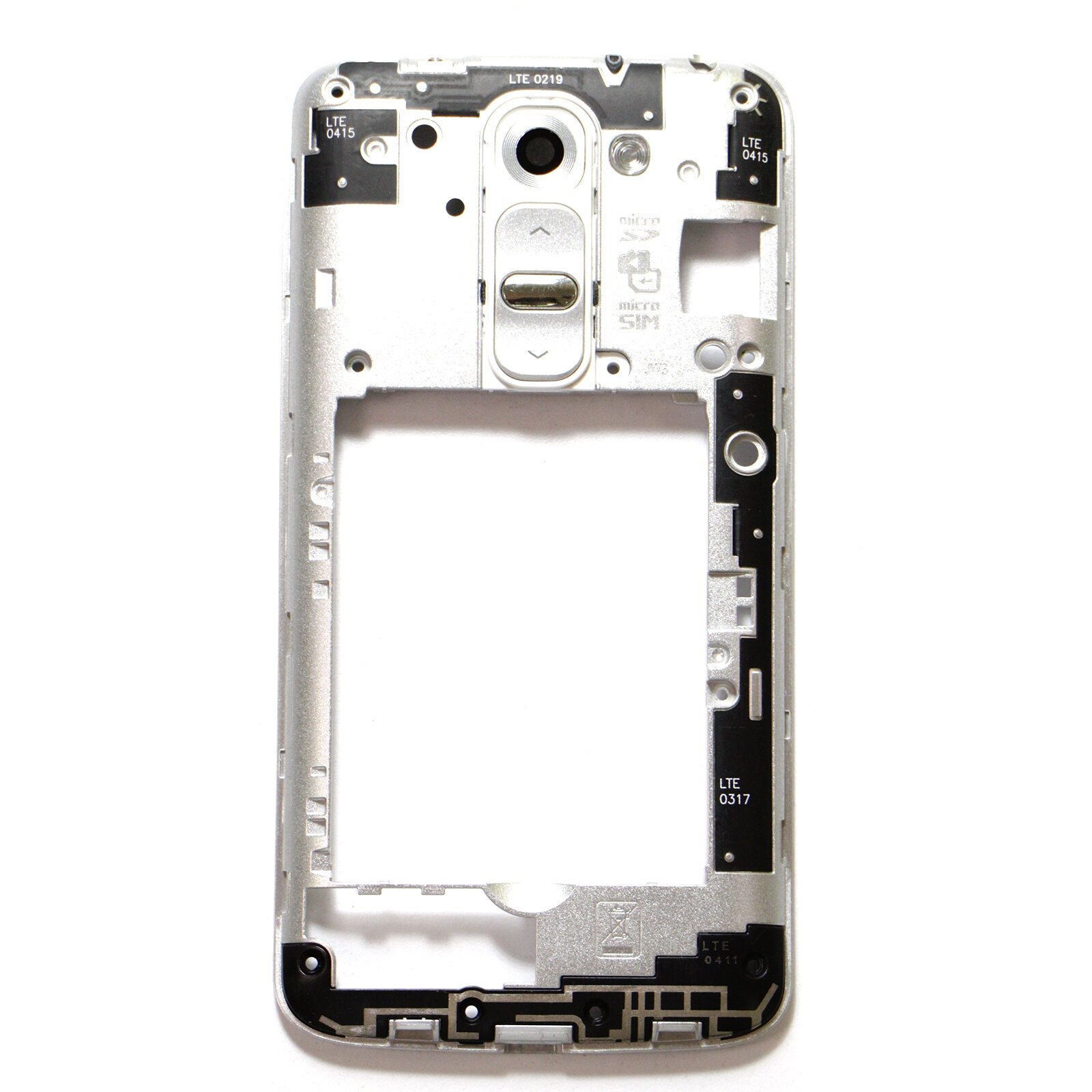 Carcasa Intermedia LG G2 Mini D620 Blanco Original Usado