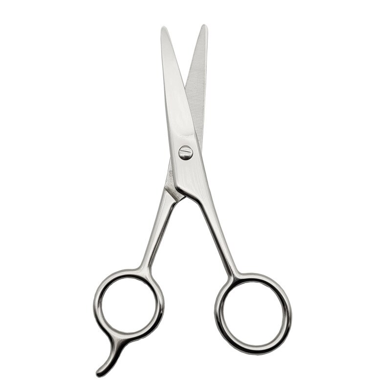 Tijeras de maquillaje profesionales para mujer, tijeras de corte afilado de 12cm, tijeras de peluquería, 1 pieza: Sliver
