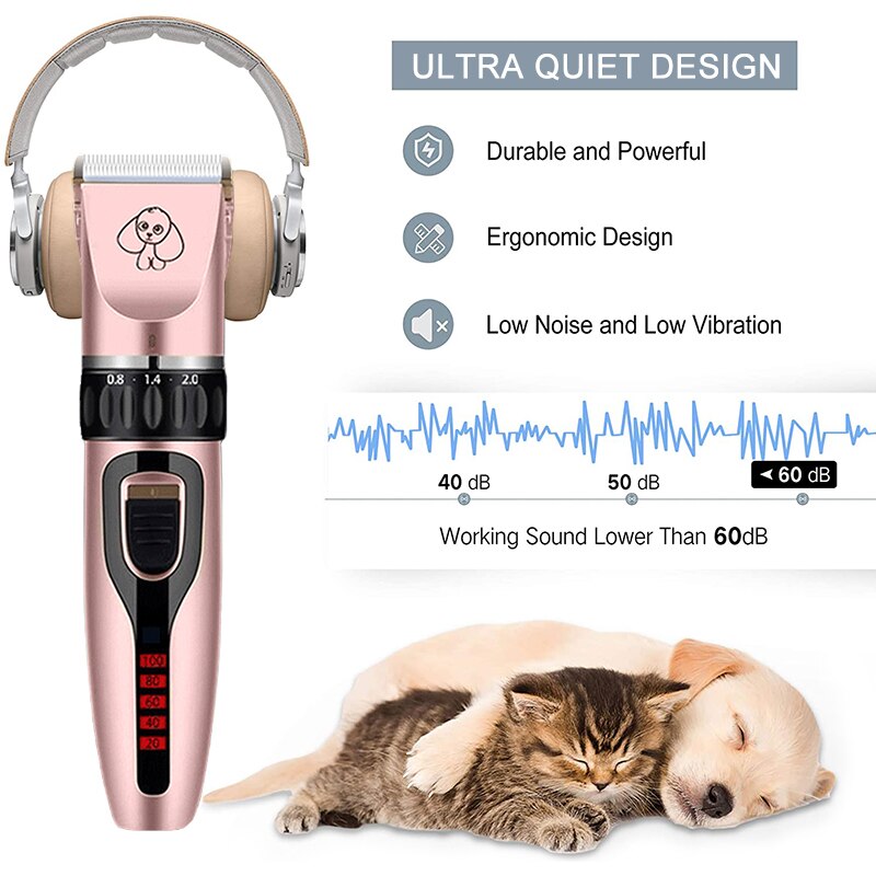 Pet Clipper Voor Honden Tondeuse Elektrische Hond Clipper Kat/Konijn Grooming Tool Haar Machine Remover Kapsel Voor Dieren