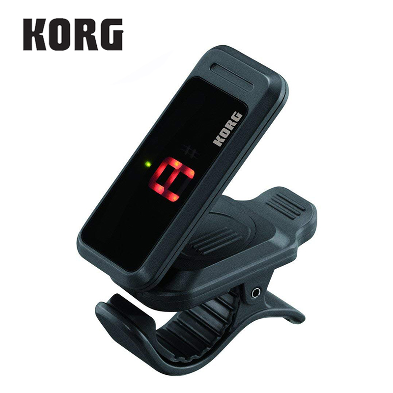 Korg pitchclip pc -1 pc-2 pc1 pc2 ultrabærbar lavprofils gitartuner kromatisk tuner - ultrabærbar - kan enkelt brettes