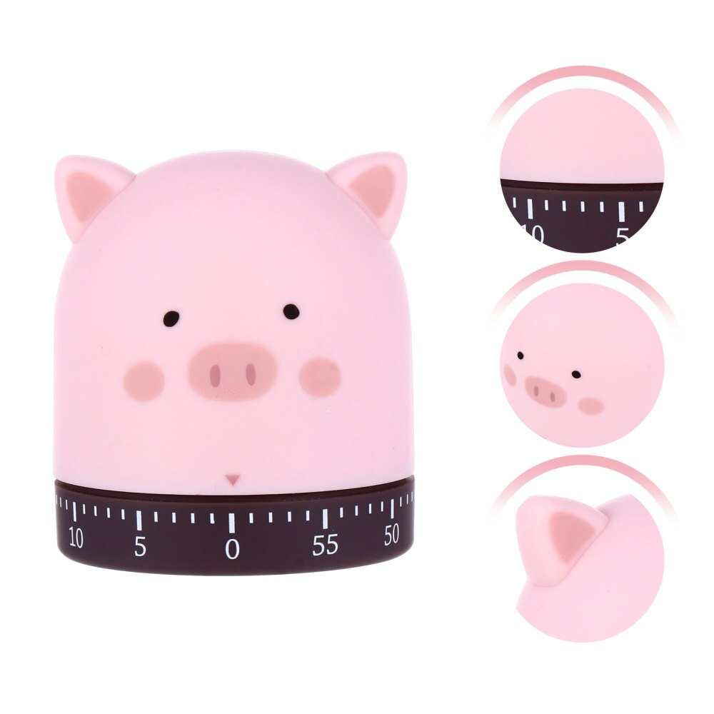 Adorable Cartoon Timer Kitchen Chef Cooking Countdown Rotate Timer Clock