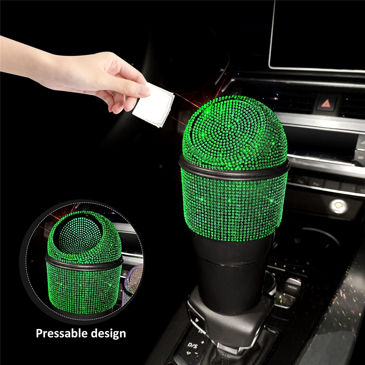 Sac poubelle étanche Portable pour voiture, Mini-poubelle pour siège avant et arrière