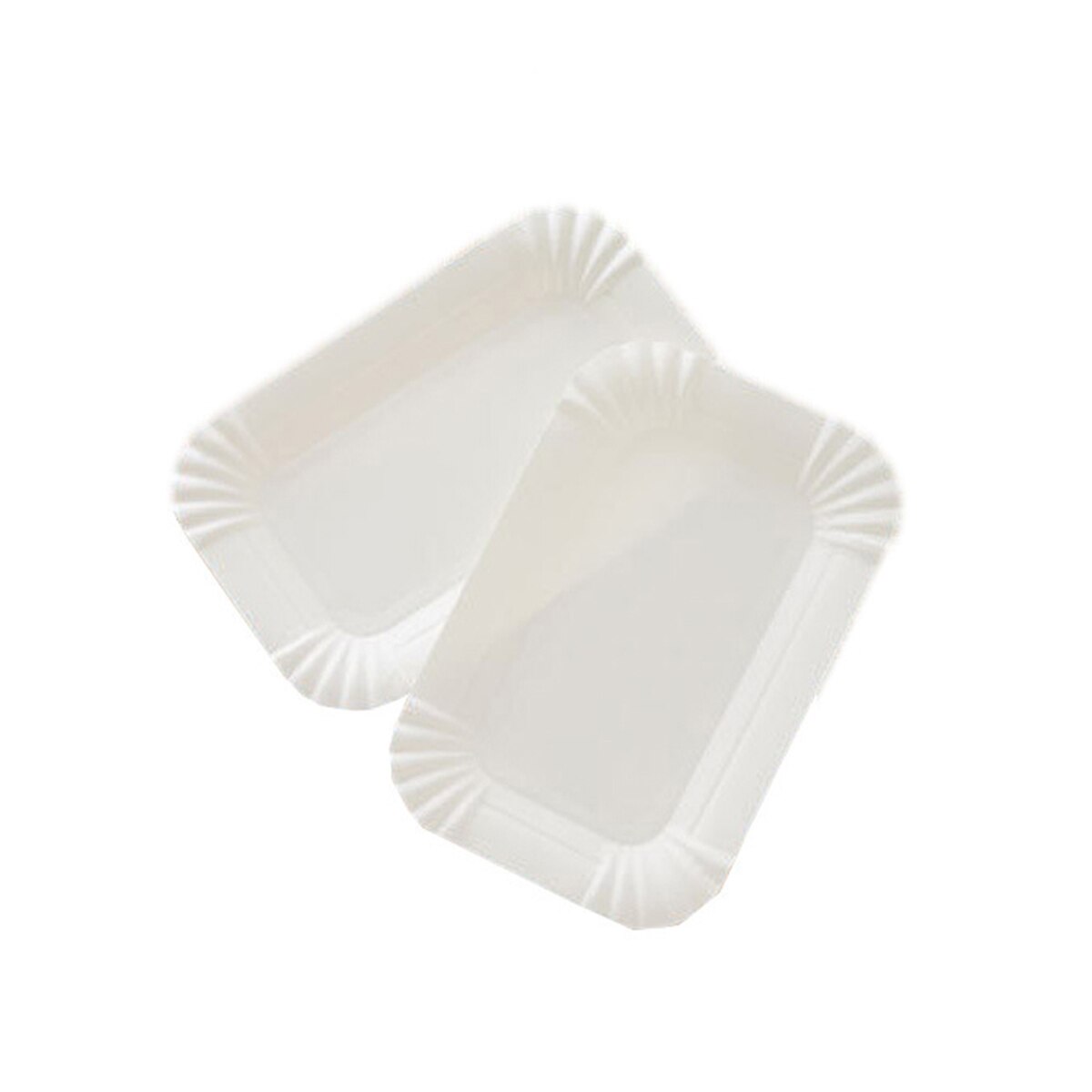 100pcs/LOT Disposable Tableware Cake Paper Plate Birthday Paper Plates Cutlery Tray