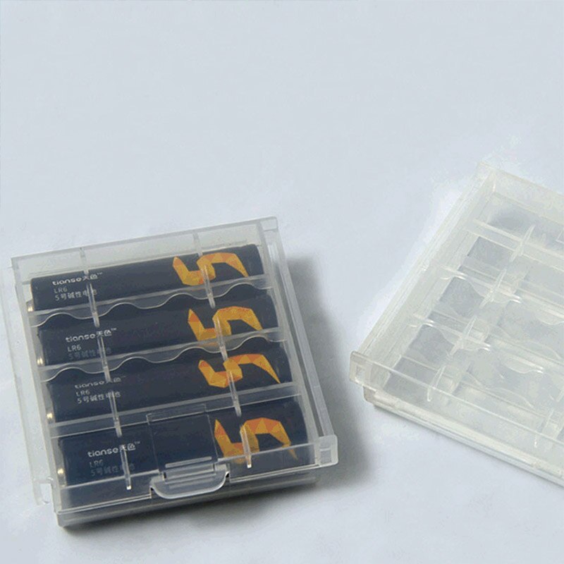 10Pcs/20Pcs Plastic Case Houder Draagbare Batterij Opbergdoos Cover Voor 4x Aa Aaa Batterij Box Container bag Case Organizer