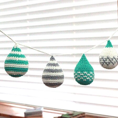 Colgadores de frutas tejidas para habitación de bebé, adornos para cuna, juguetes para niños, pegatinas de pared del dormitorio, juguetes para chupar: green