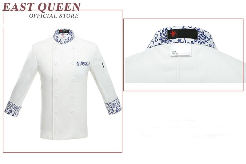 Ropa de Catering, chaqueta de chef, uniforme de hotel, restaurante, cocina, chaquetas de uniforme de cocinero, KK542