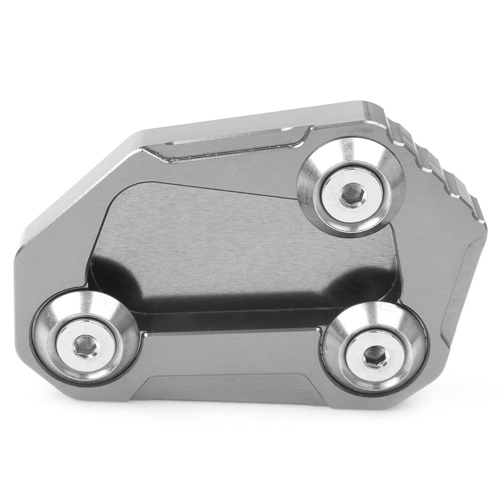 Cnc motorcykel støttefod sidestøtte forlængerpude støtteplade til bmw  s1000r aluminium: Titanium