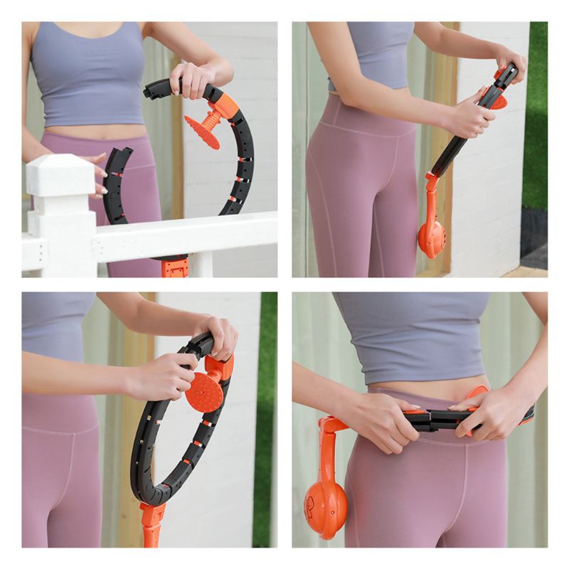 Smart Thin waist ring Auto-Spinning Hoop for Weight Loss,Exercise & Burning Fat K43E