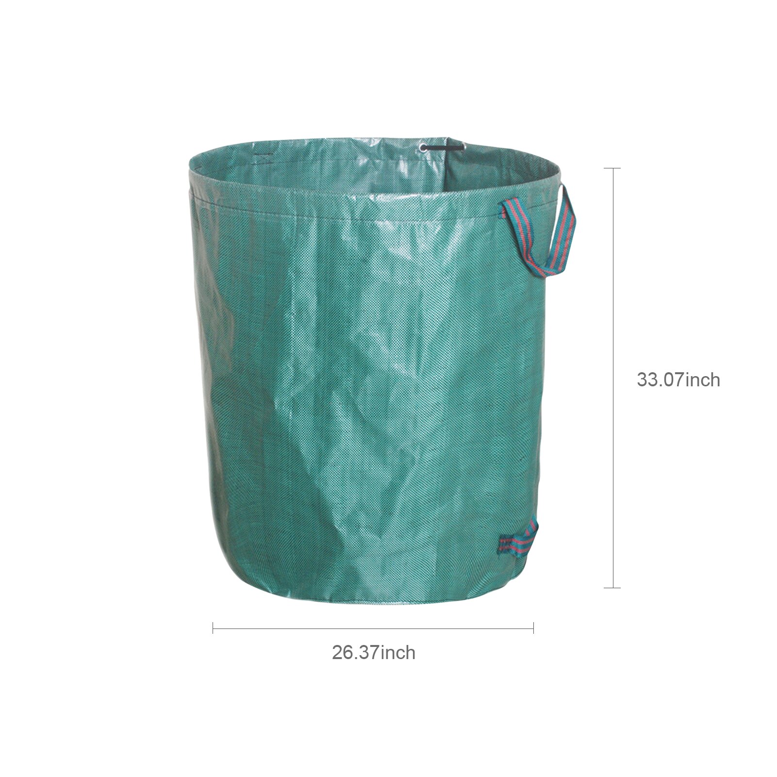 Sac de jardin réutilisable 60L/120L/300L, sac à feuilles, poubelle pliable de jardin, collecte des déchets, conteneur de stockage, bacs: 300L