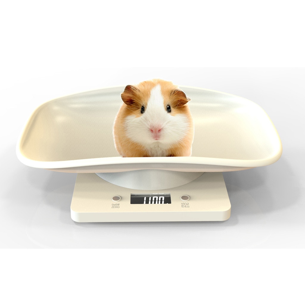Báscula Digital LCD para mascotas, balanza de perro electrónico para gatos y bebés, herramienta portátil de medición de peso de alta precisión para el hogar: Default Title
