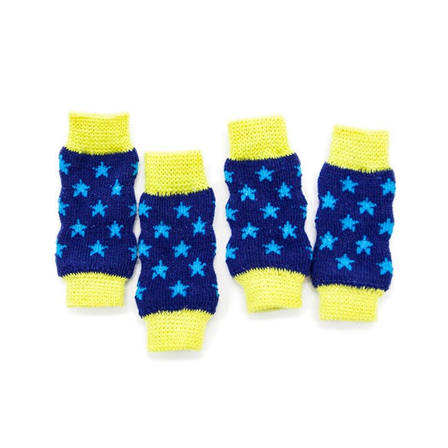 2Pairs,Pet Leg Leggings,Dog Joint Knee Pads,Cat Puppy Socks,Winter,warm leg protector,cotton,Dog Supplies,Protective,Breathable: Blue / XL