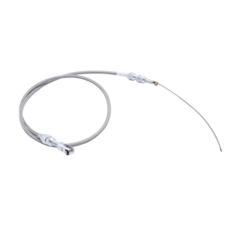 -36 Inch Ls Motor Gaskabel Rvs Gevlochten Throttle Gas Kabel Voor Chevy LS1 4.8 5.3 5.7 6.0