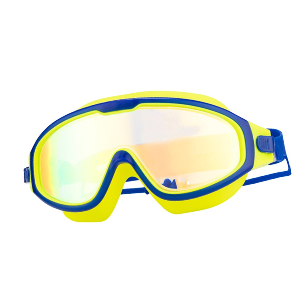 Mode Professionele Kind Zwembril Anti-Fog Waterdicht Kids Bril Zwemmen Glazen Met Oordopje Voor Kinderen (Plating