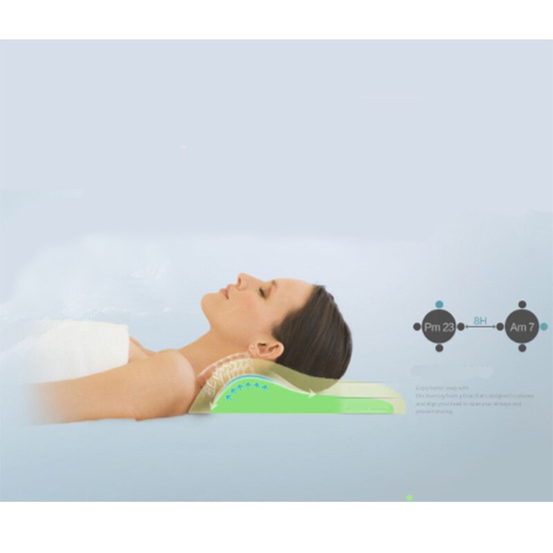 Comfortabele Memory Foam Kussen Nek Massage Ergonomische Curve Cervicale Orthopedische Hals Bed Slapen Hoofd Kussen Kussen