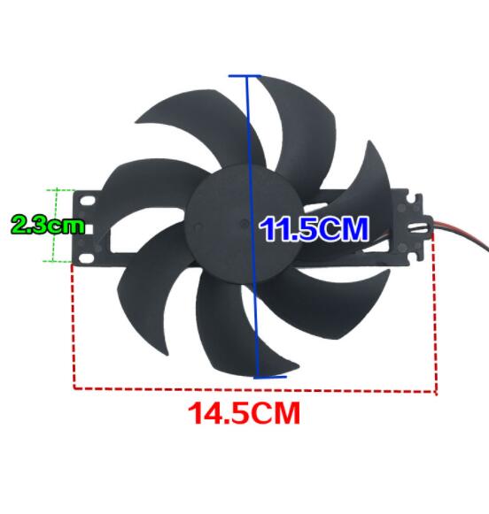 Induction Cooker Parts Cooling fan blade diameter 11.5cm