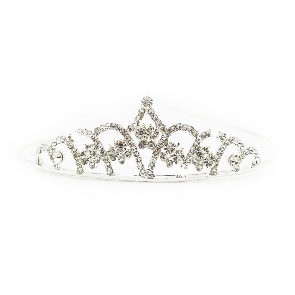Bridal Wedding Crystal Tiara Headband Party Princess Prom Crown Kids Girl Hairband Hair Accessiories SMR88: 8902
