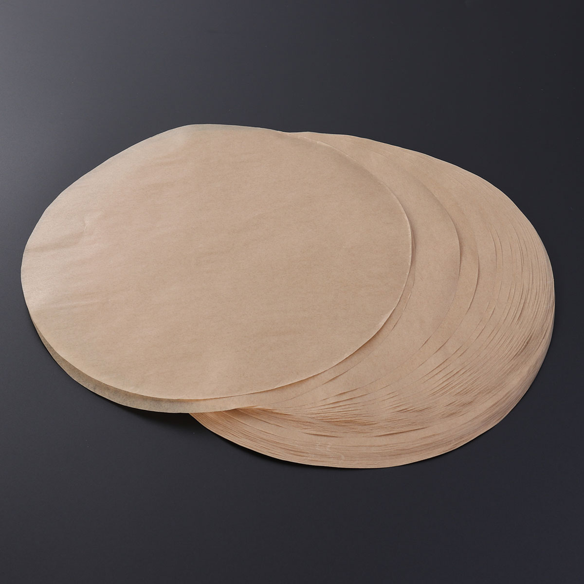 100 pcs 9 Inch Perkament Papier Hittebestendig Primaire Kleur Non-stick Ronde Cake Papier Bakpapier voor BBQ cake Brood