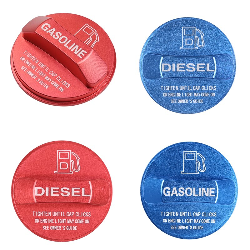 Brandstoftankdop van aluminiumlegering voor auto's, geschikt voor land rover discovery sports  lr4 5 range rover sport (blauwe ruwe olie): Default Title