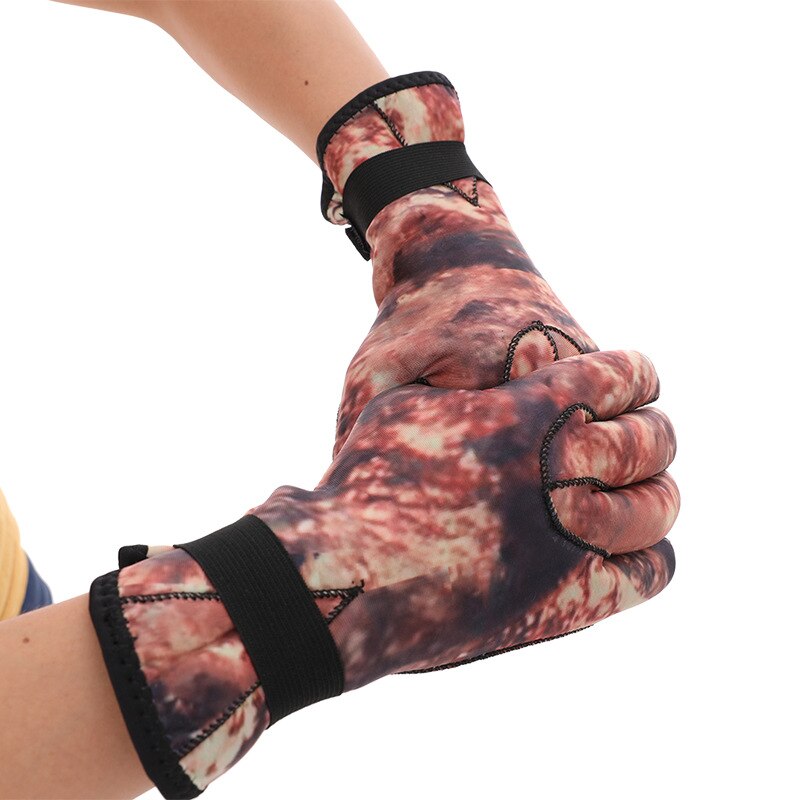 5mm Neoprene Scuba Diving Gloves - Anti-Scratch, Warm Silicone for Spearfishing & Snorkeling