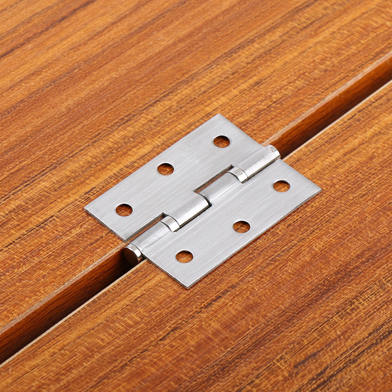 6-20 piezas bisagras de puerta pequeñas 304 acero inoxidable plata muebles para el hogar herrajes para gabinete de Piano con tornillos 1,5 pulgadas 2 pulgadas 2,5 pulgadas 3 pulgadas