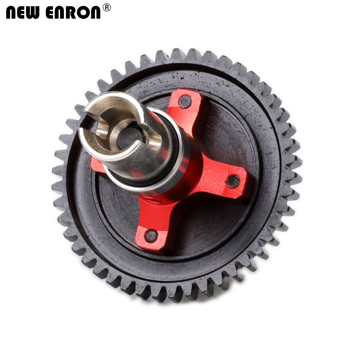 Middenverschil Rechte as 46T/50T/52T Tandwiel gemonteerd ARA 310959 Voor Arrma 6S Mojave Karton Typhon Outcast Talion Notorious: Bruin