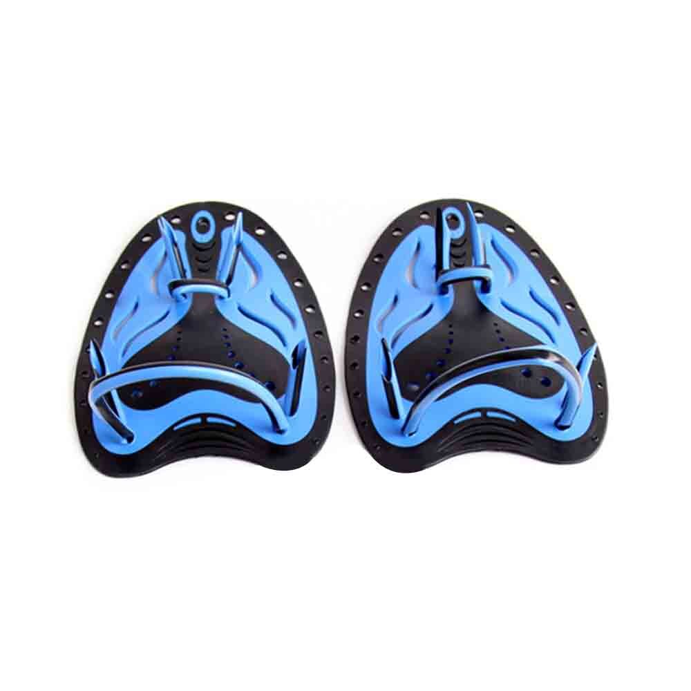 Palas de Entrenamiento de natación profesionales ajustables, aletas de mano, de silicona, hechas a mano, guantes de buceo, palas planas