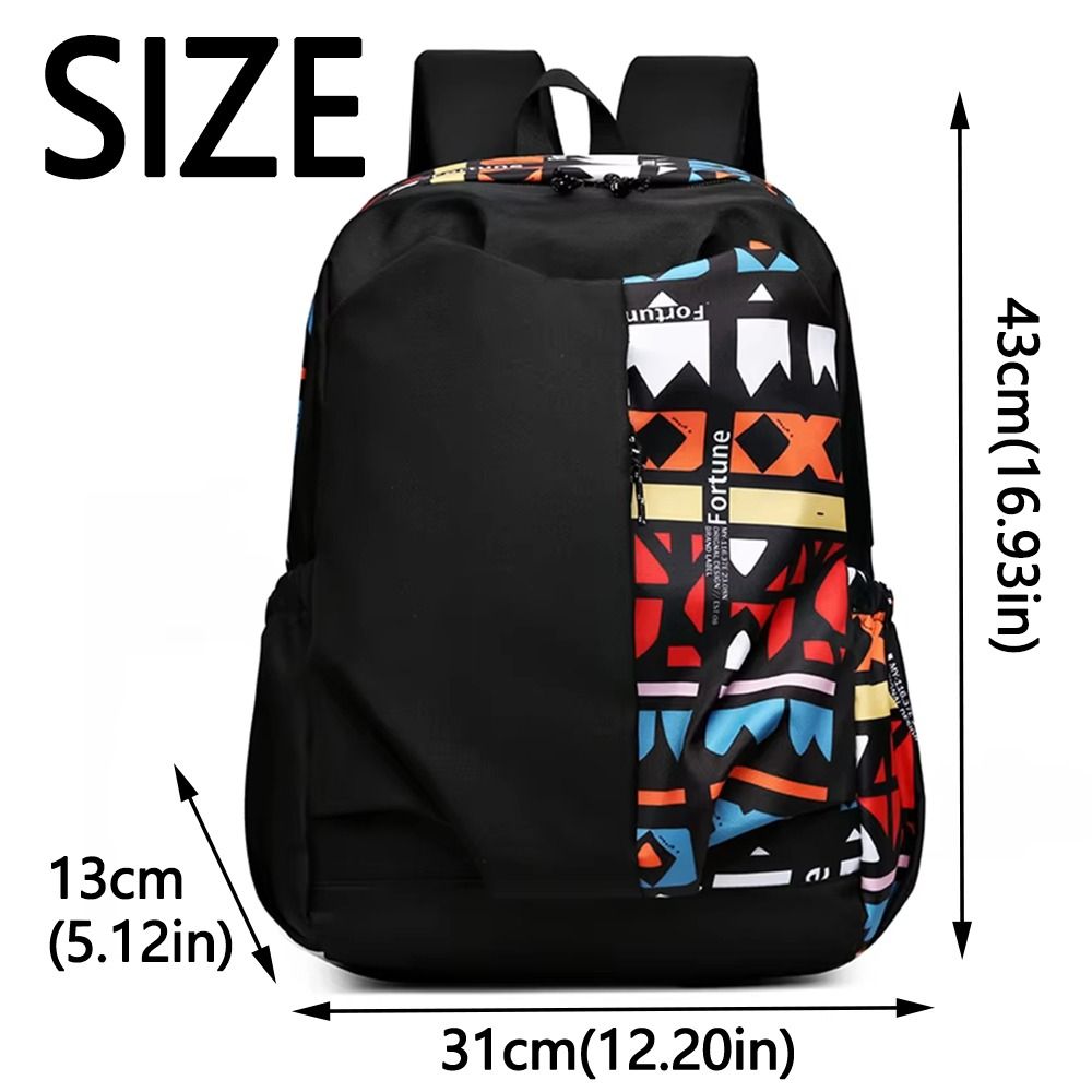 Oxford Fabric Outdoor Travel Bag Wear-resistant Multiple Pockets College Students Backpack Waterproof Breathable