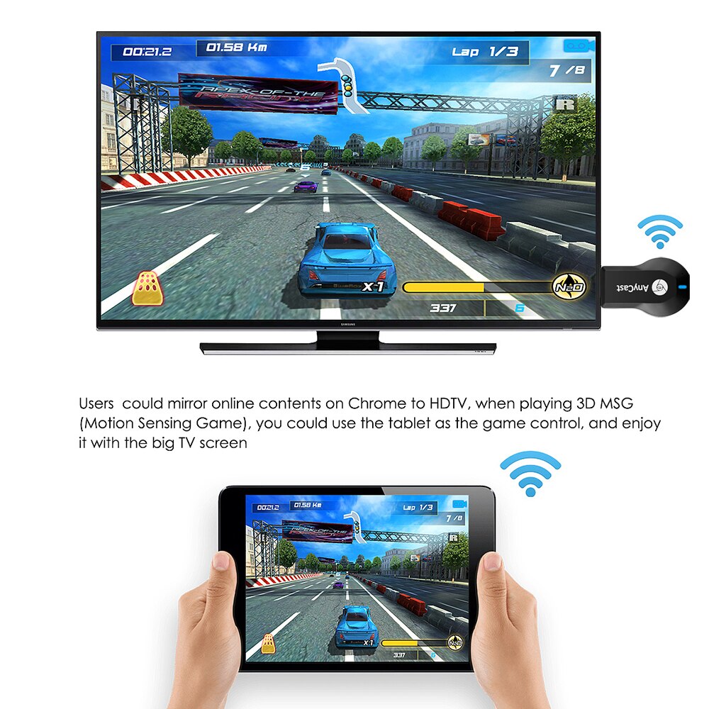 Draadloze Anycast M2 Hdmi Tv Stick Wifi Beeldscherm Tv Dongle Receiver Miracast Voor Telefoon Android Pc