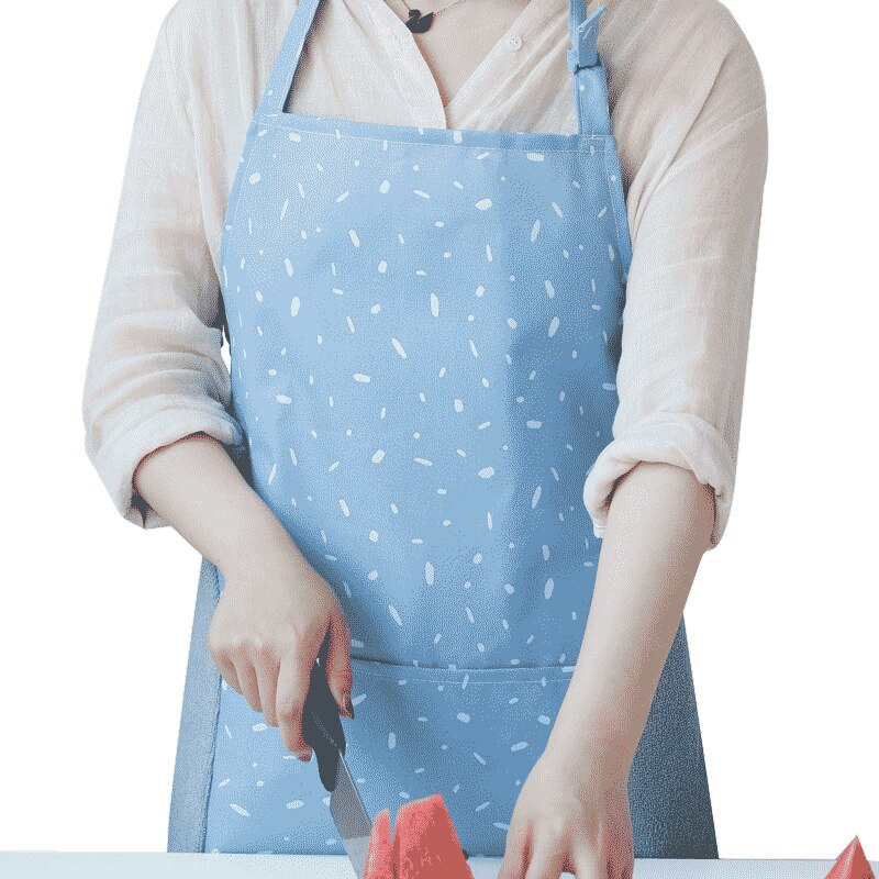 Canvas vrouwen schort met handige tas duurzaam keuken koken schort chef schort geschikt voor barbecue en bakken