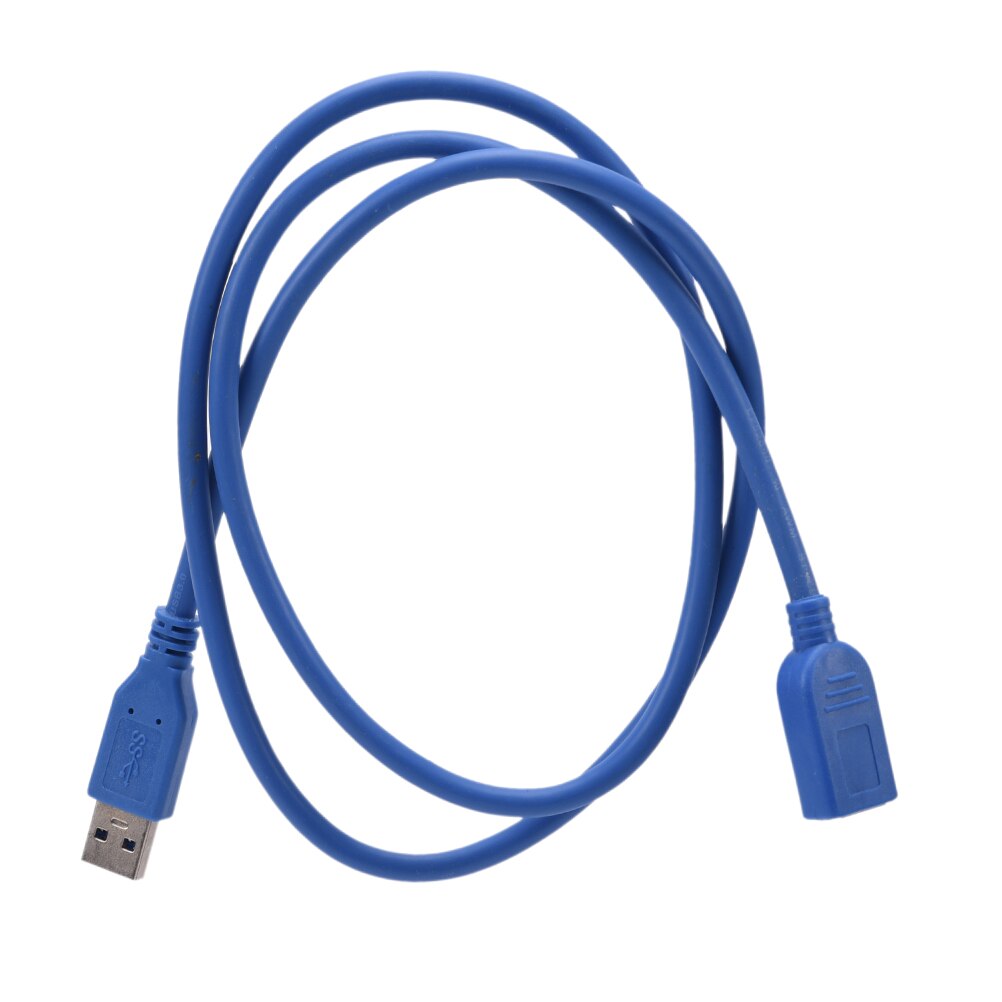 USB3.0 Data Sync Fast Speed Cord Connector USB 3.0 Male to Female Extension Cable for Phone Hard Disk for Laptop PC Printer 1.5m