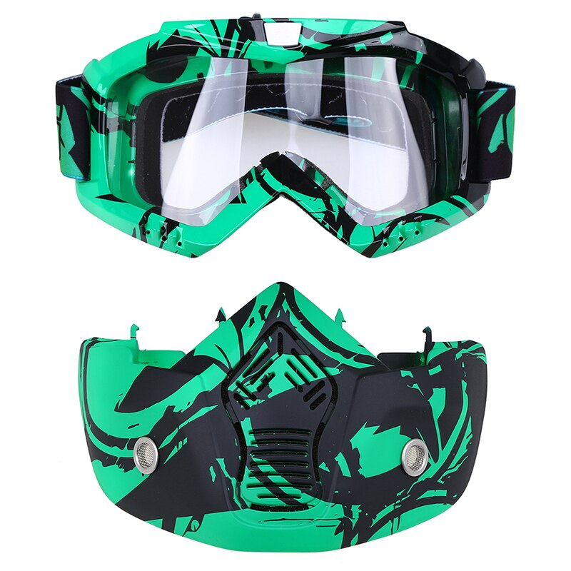 Motorcykelglasögon motorcross skidglasögon vindtät utomhus solglasögon skoter smutscykel snöskoter mask glasögon tillbehör: Typ 11