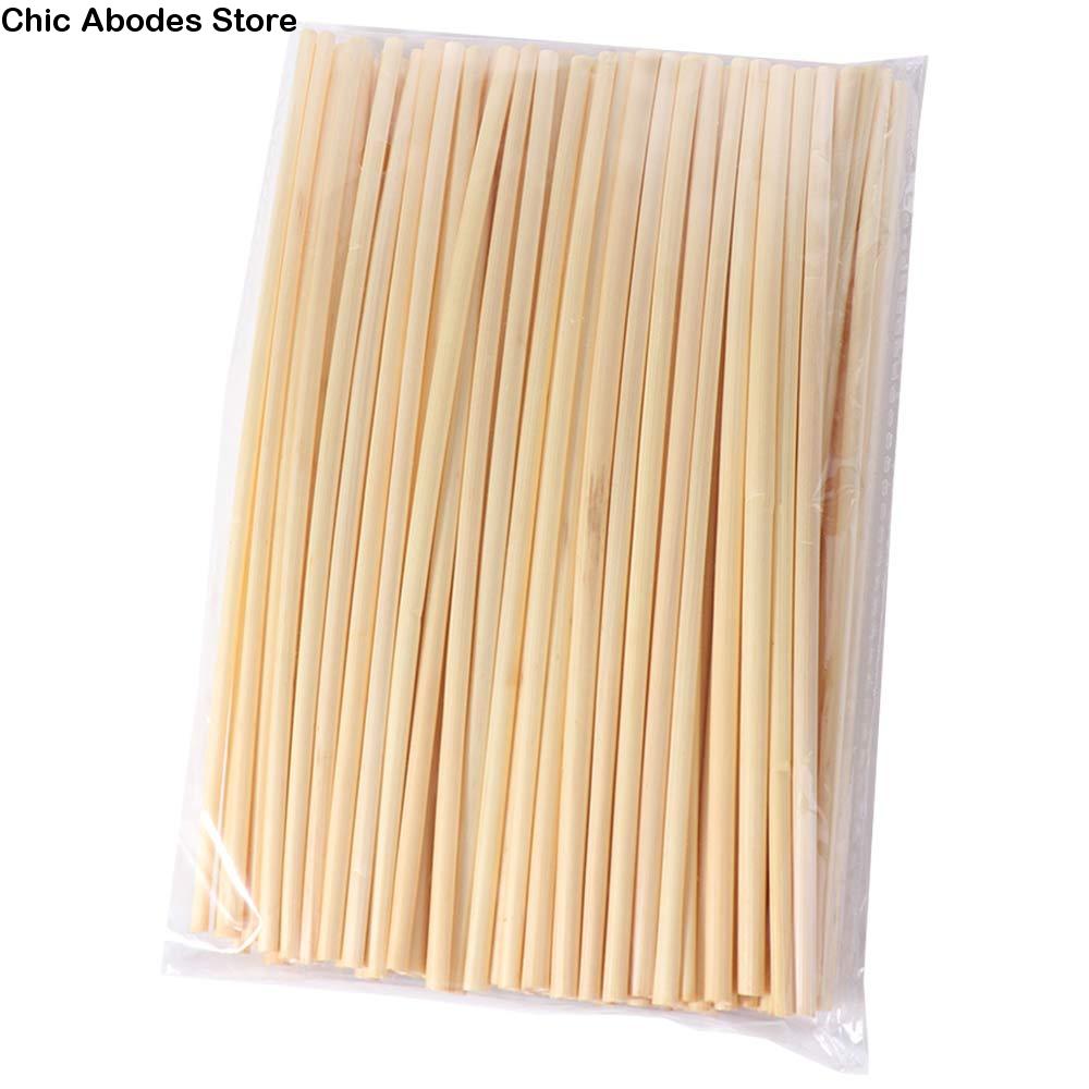100 stuks rietjes van tarwe 20cm wegwerpbaar, natuurlijk, milieuvriendelijk, duurzaam, biologisch afbreekbaar, bar
