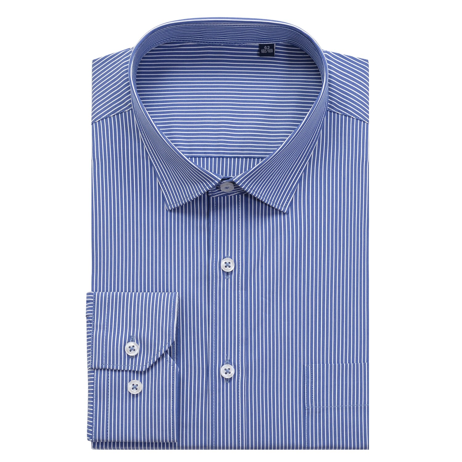 Stor størrelse 5xl 6xl 7xl 8xl 9xl 10xl herre virksomhet herre uformell stripe langermet skjorte vårenkel ungdomsskjorte