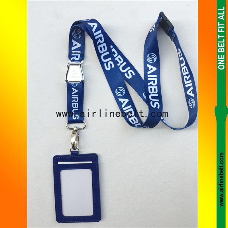 Airbus aircraft buckle lanyard with ID card holders Simple, convenient and durable great Aviation enthusiasts: 11