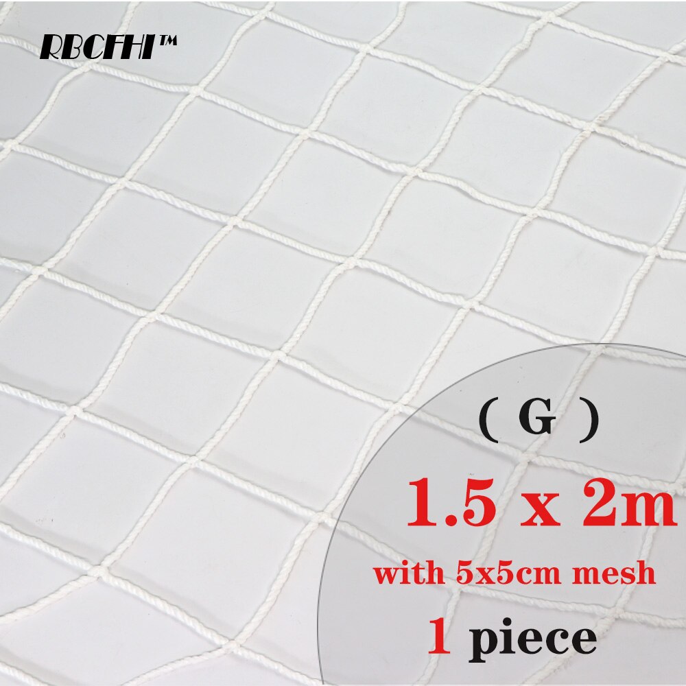 Rbcfhi trädgård växtskydd nät barn trappskydd nät balkong anti-fall nät anti-katt nät nylon nät klätternät: 1.5 x 2m ( mesh 5 x 5cm)