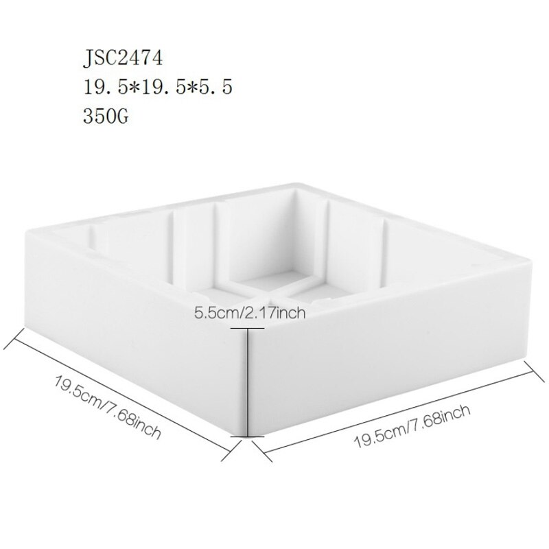 17 siliconen moussevormen, meerdere vormen witte cake, 3d vormen, hartvormige franse dessertbakvormen, taartdecoratiegereedschap: Jsc 2474
