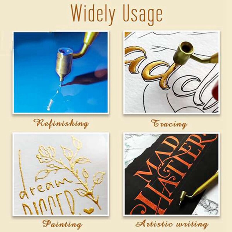 Schuine Fijne Lijn Verf Pen,Label Detaillering Fijne Lijn Vloeistof Schrijver Verf Applicator Pen, Voor Rock Chips, kras Reparatie